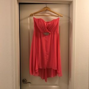NWOT Bebe short mini pink night out dress